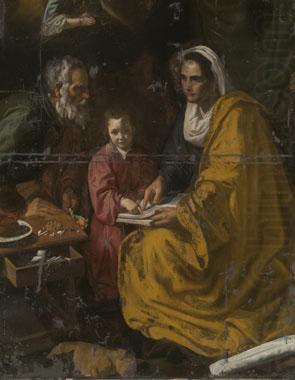 The Education of the Virgin, unknow artist